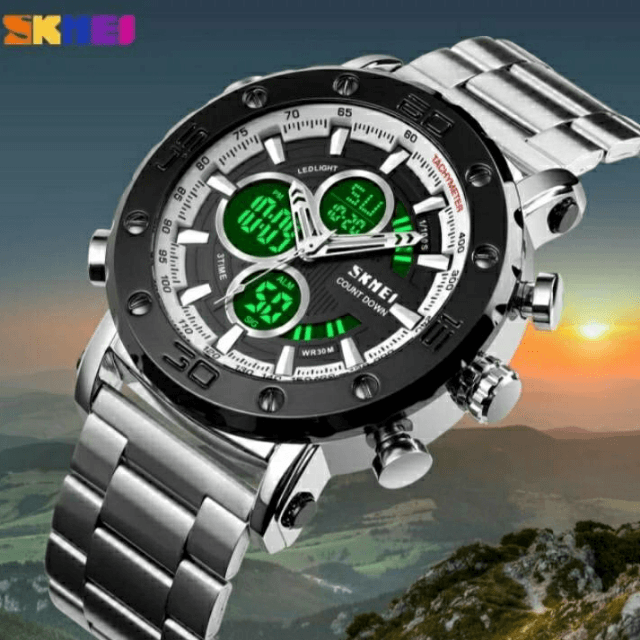 Skmei Original Dual Time Watch For Boys And Man