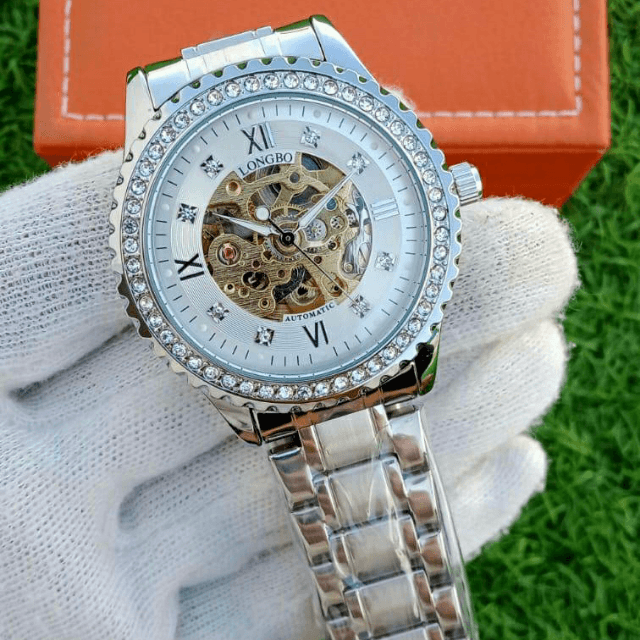 Longbo Automatic Chain Watch For Men