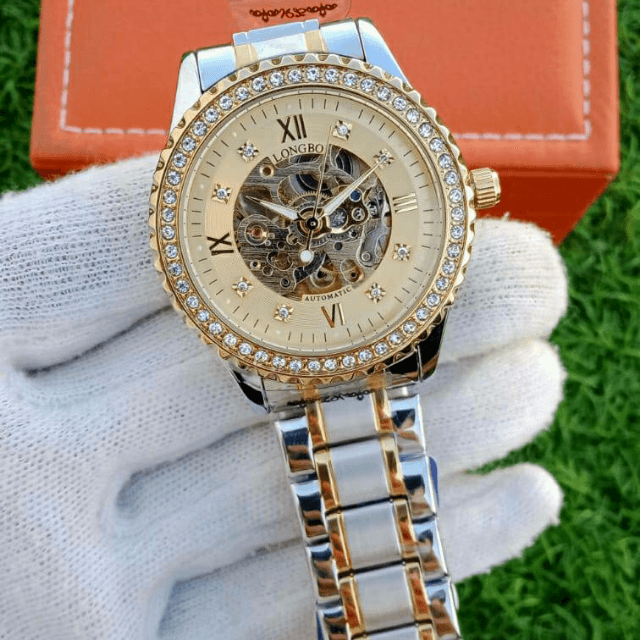 Longbo Automatic Chain Watch For Men