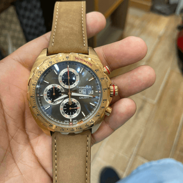 Tag 1st Copy Watch For Men-yellow/Gold
