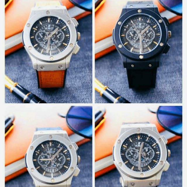 Hublot Skeleton Original Watches For Men-multi Colours.