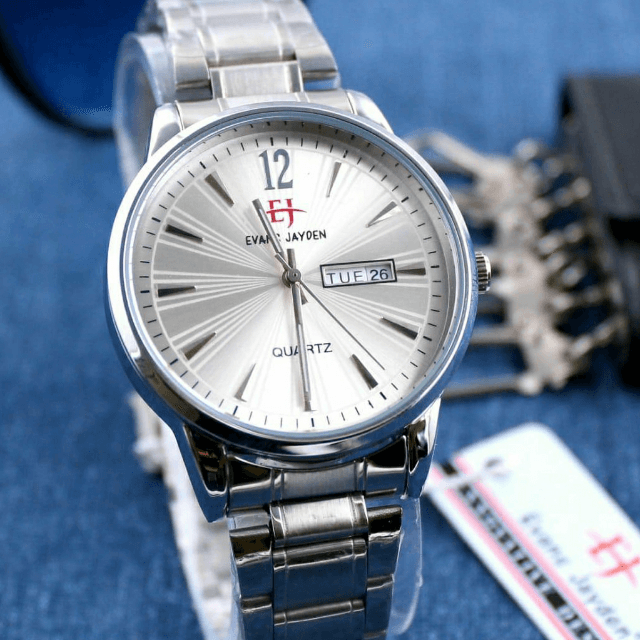 Original Evans Jaydan waterproof day+date Ladies Watch