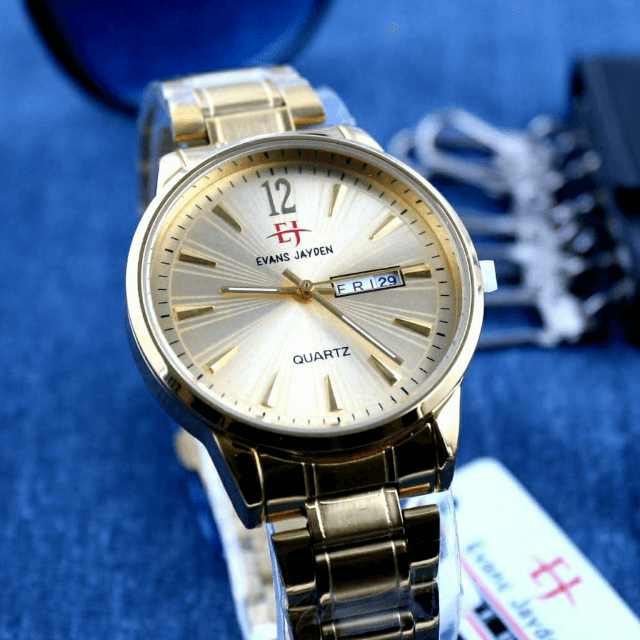 Original Evans Jaydan waterproof day+date Ladies Watch