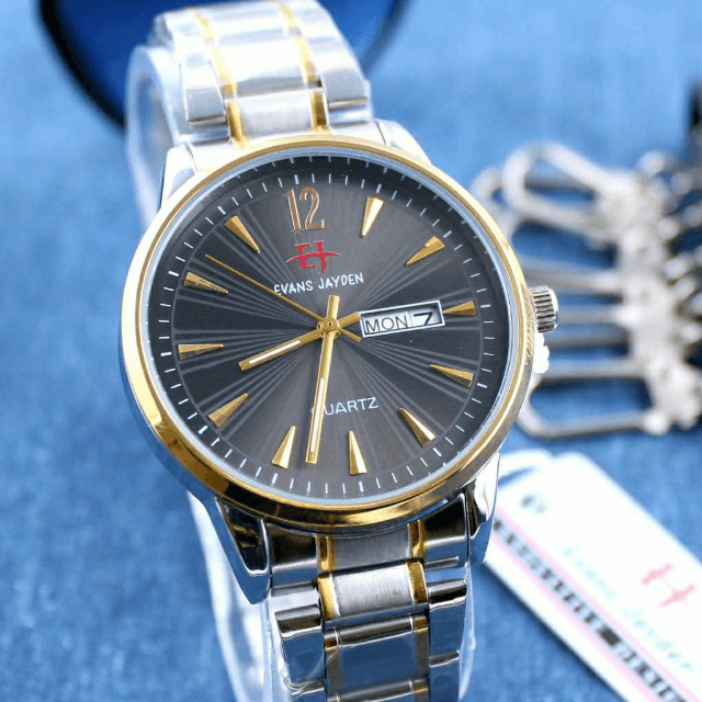 Original Evans Jaydan waterproof day+date Ladies Watch