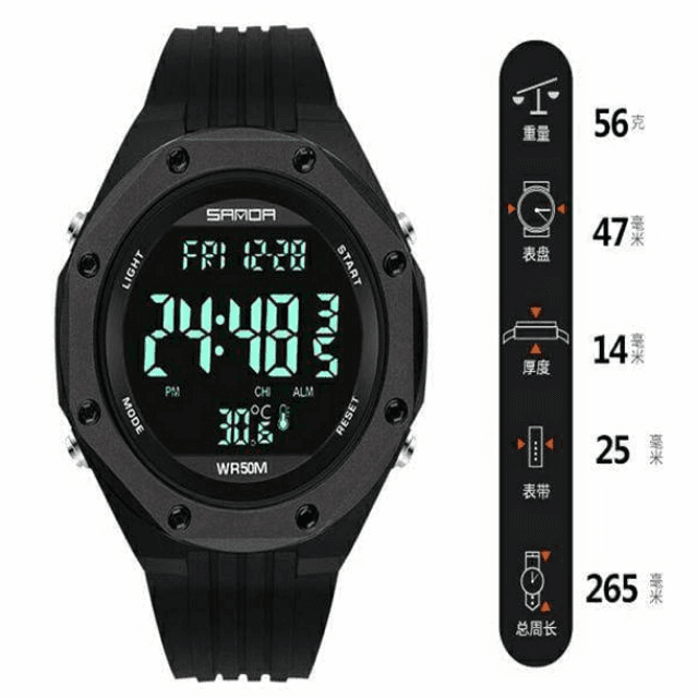 Sanda 6028 Waterproof 50m Original Watch For Men