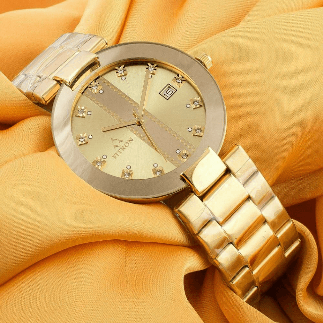 Fitron date Chain Watch For Men.