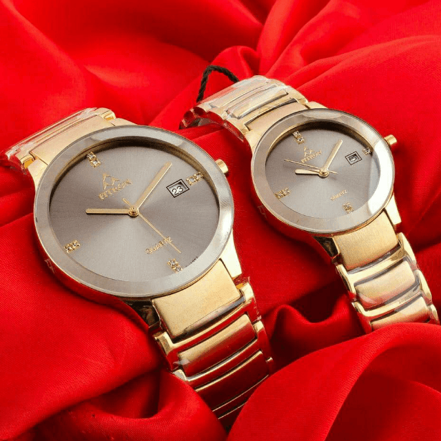 Fitron Pair Date Watch For Men And Women