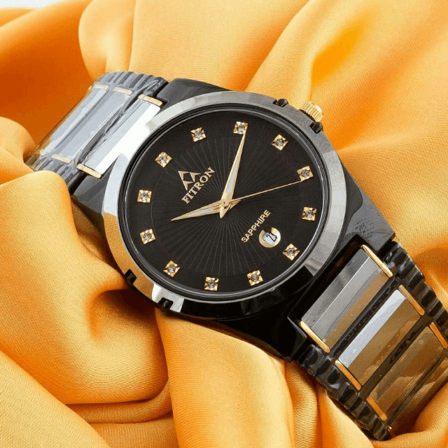 Fitron Original Ceramic Chain Date Watch