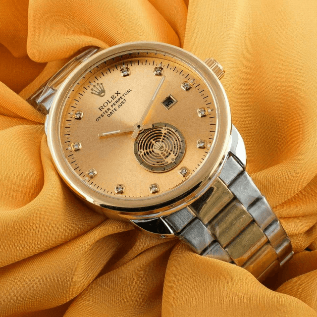 Rolex Steel Chain Date Watch For Men.