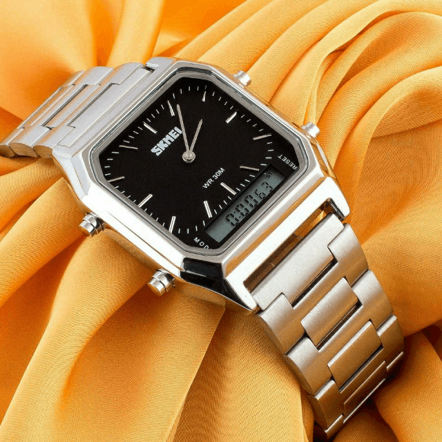 Skmei Original Dual Time Watch.