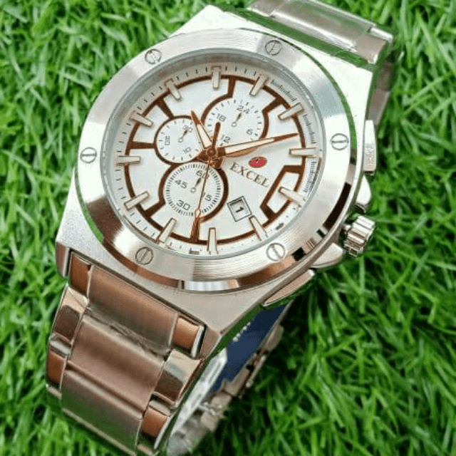 Excel Stainless Steel Watch For Men.