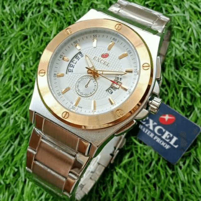 Excel Stainless Steel Watch For Men.