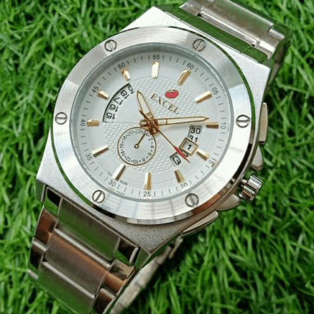 Excel Stainless Steel Watch For Men.