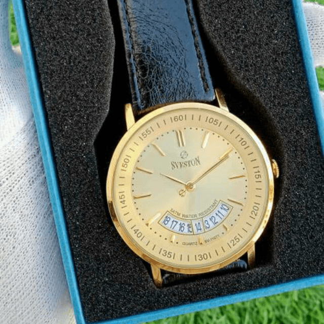 Sveston Leather Belt Watch.
