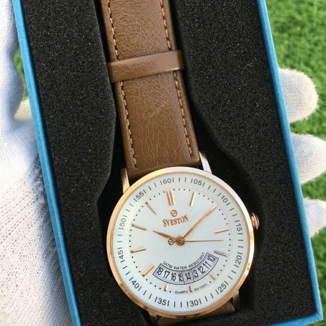 Sveston Leather Belt Watch.
